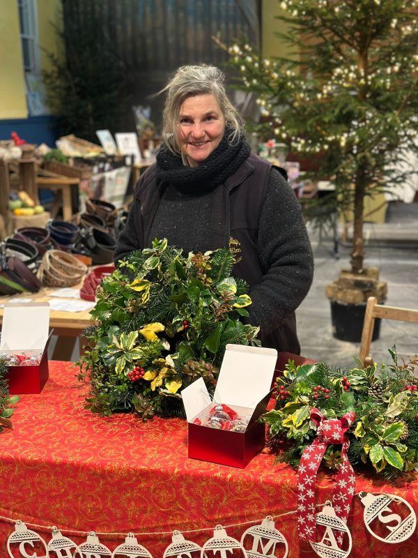 Emma wreaths Christmas market